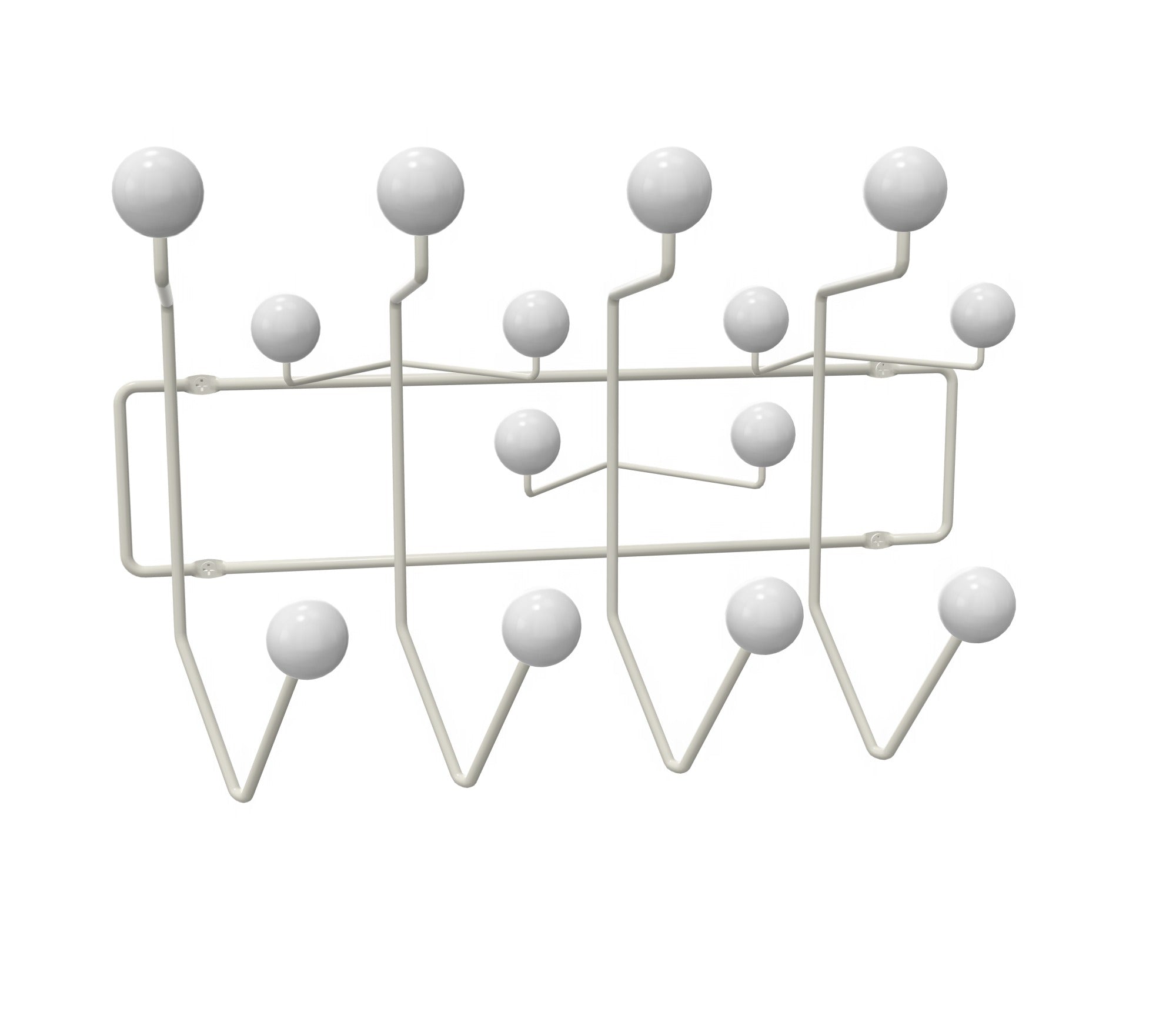 Hang it all coat rack, warm white