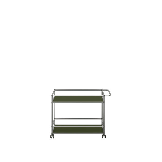 USM Haller Special Edition Olive Green Serving Trolley