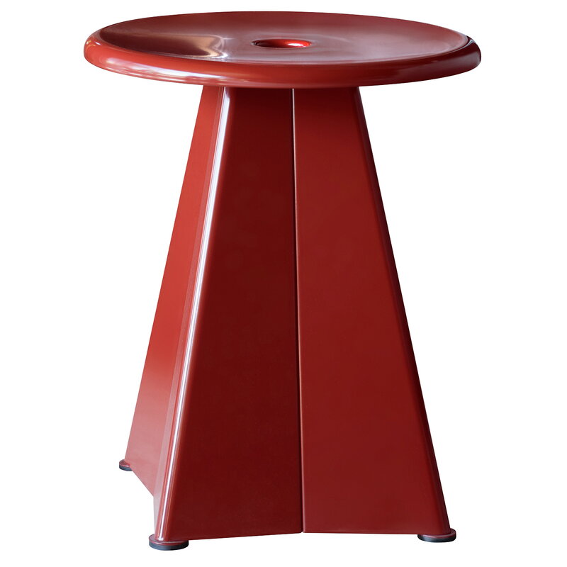 Vitra Tabouret Métallique stool, Japanese red | One52 Furniture