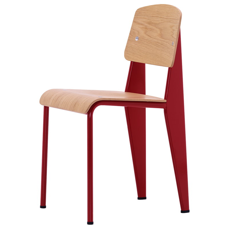 Vitra Standard chair, Japanese red - oak | One52 Furniture