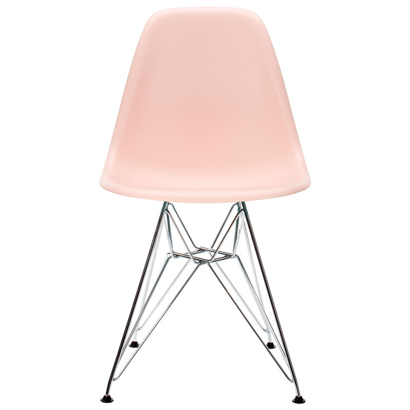 Vitra Eames DSR chair, pale rose - chrome | One52 Furniture