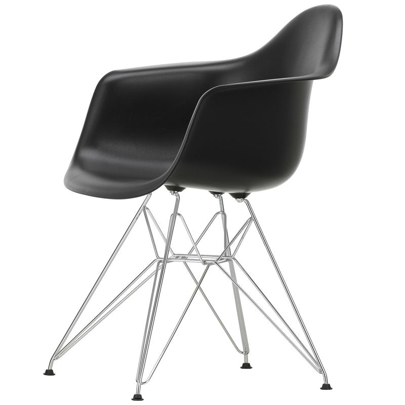 Vitra Eames DAR chair, deep black - chrome | One52 Furniture