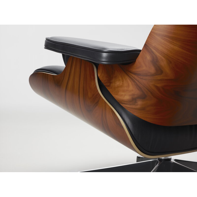 Vitra Eames Lounge Chair, new size, palisander - black leather | One52 Furniture