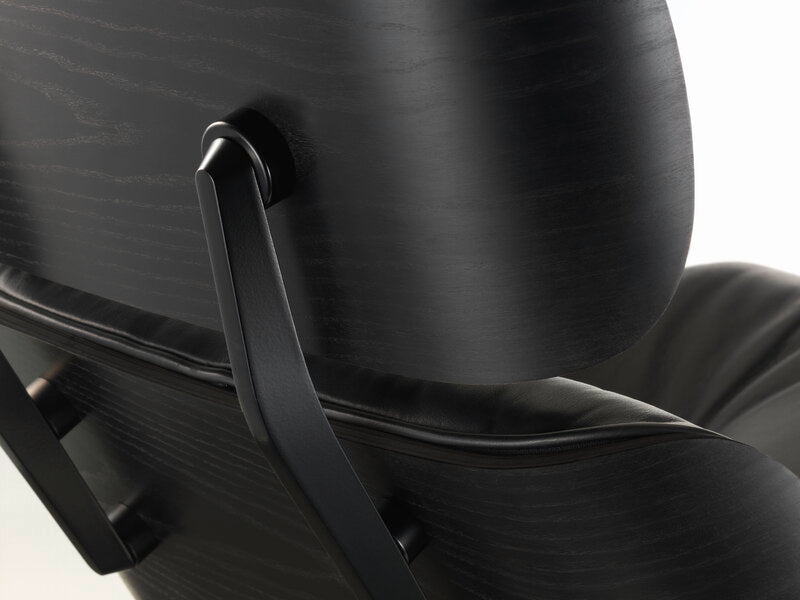 Vitra Eames Lounge Chair, new size, black ash - black leather | One52 Furniture