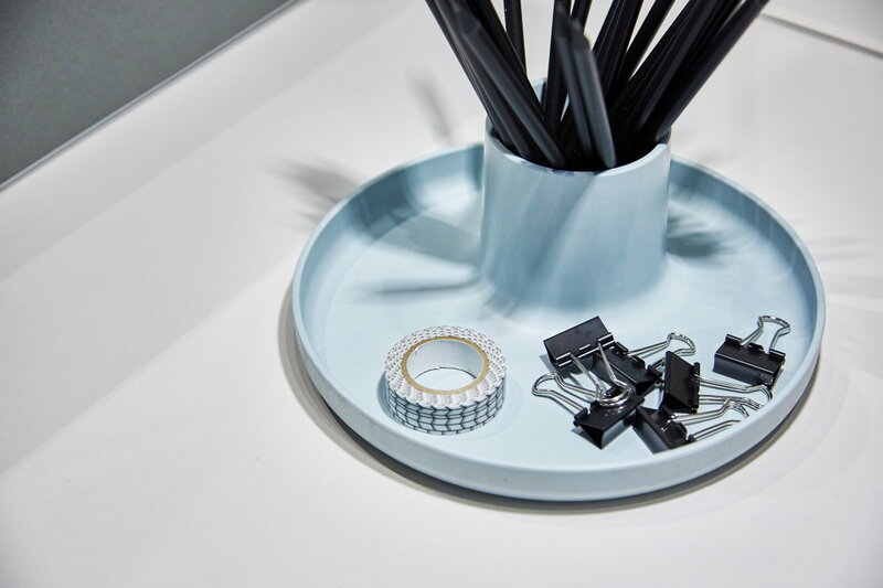 Vitra O-Tidy organizer, dark grey | One52 Furniture