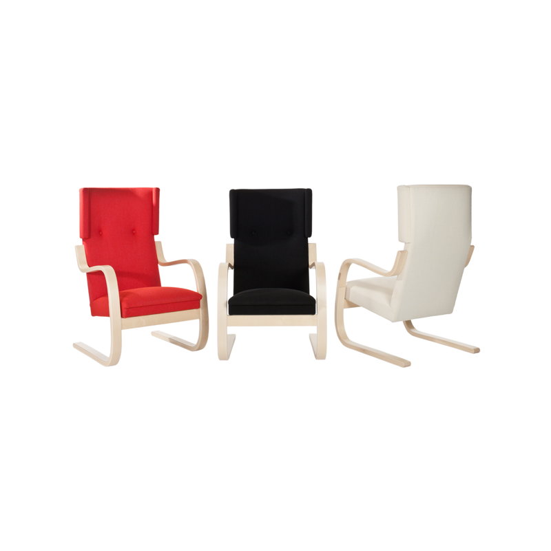 Artek|Armchairs & lounge chairs, Chairs|Aalto armchair 401, black