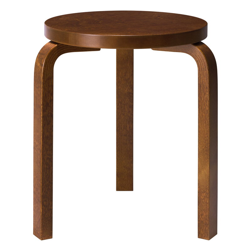 Artek|Chairs, Stools|Aalto stool 60, walnut