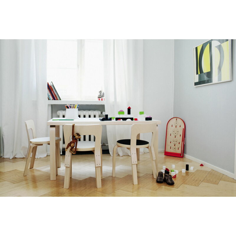 Artek|Dining tables, Tables|Aalto table 81B, birch - black
