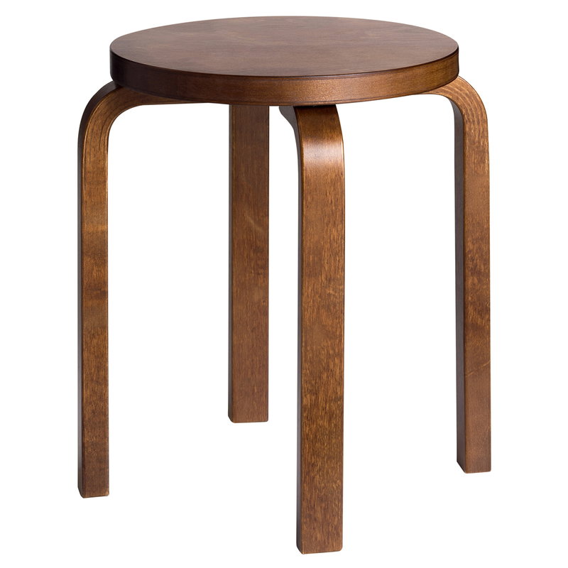 Artek|Chairs, Stools|Aalto stool E60, walnut