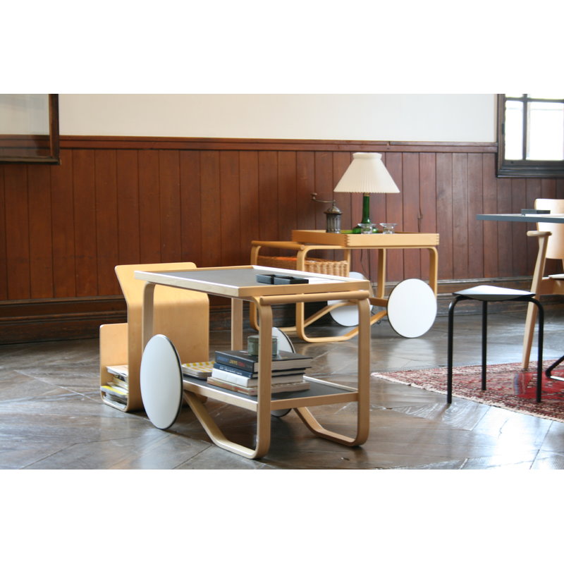 Artek|Kitchen carts & trolleys, Tables|Aalto tea trolley 900, black
