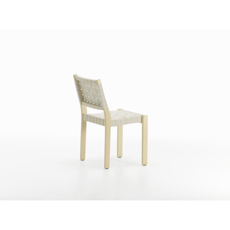 Artek|Chairs, Dining chairs|Aalto chair 611, birch - natural/white webbing