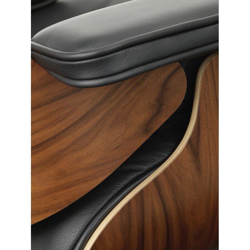 Vitra Eames Lounge Chair, new size, palisander - black leather | One52 Furniture