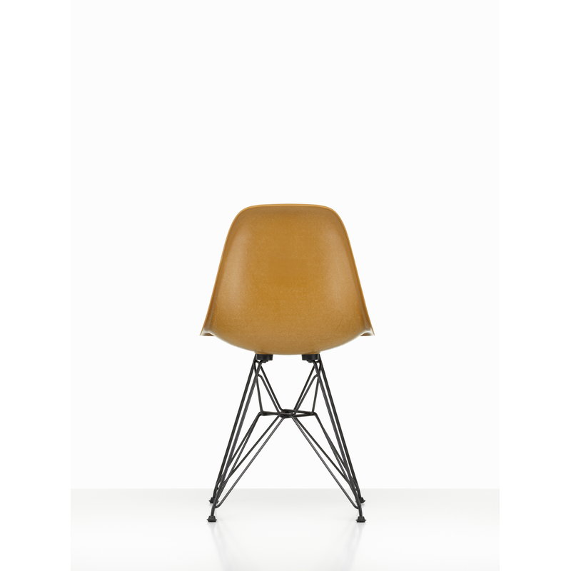 Vitra Eames DSR Fiberglass chair, dark ochre - basic dark | One52 Furniture