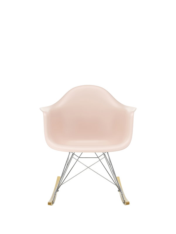 Vitra Eames RAR rocking chair, pale rose - chrome - maple | One52 Furniture