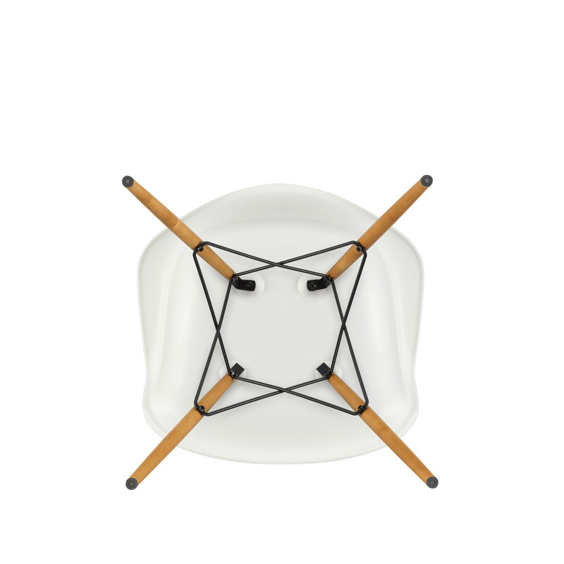 Vitra Eames DAW chair, white - maple | One52 Furniture