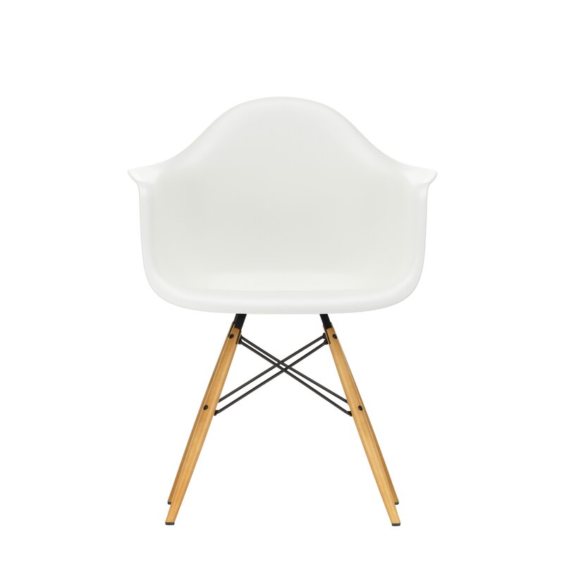Vitra Eames DAW chair, white - maple | One52 Furniture