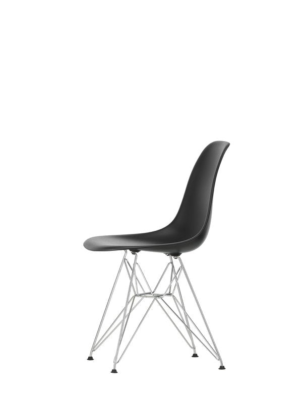 Vitra Eames DSR chair, deep black - chrome | One52 Furniture
