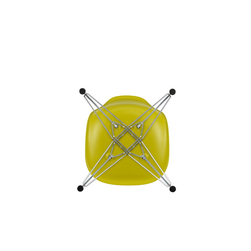 Vitra Eames DSR chair, mustard - chrome | One52 Furniture