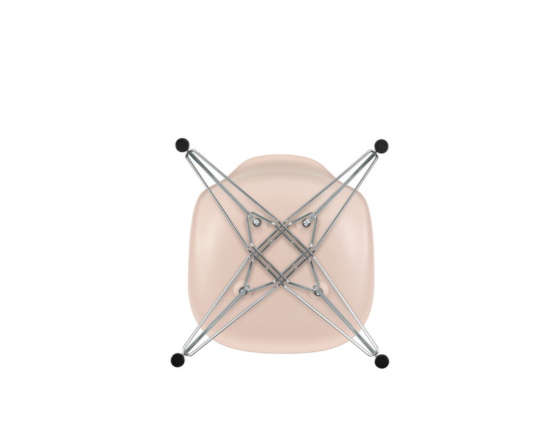 Vitra Eames DSR chair, pale rose - chrome | One52 Furniture