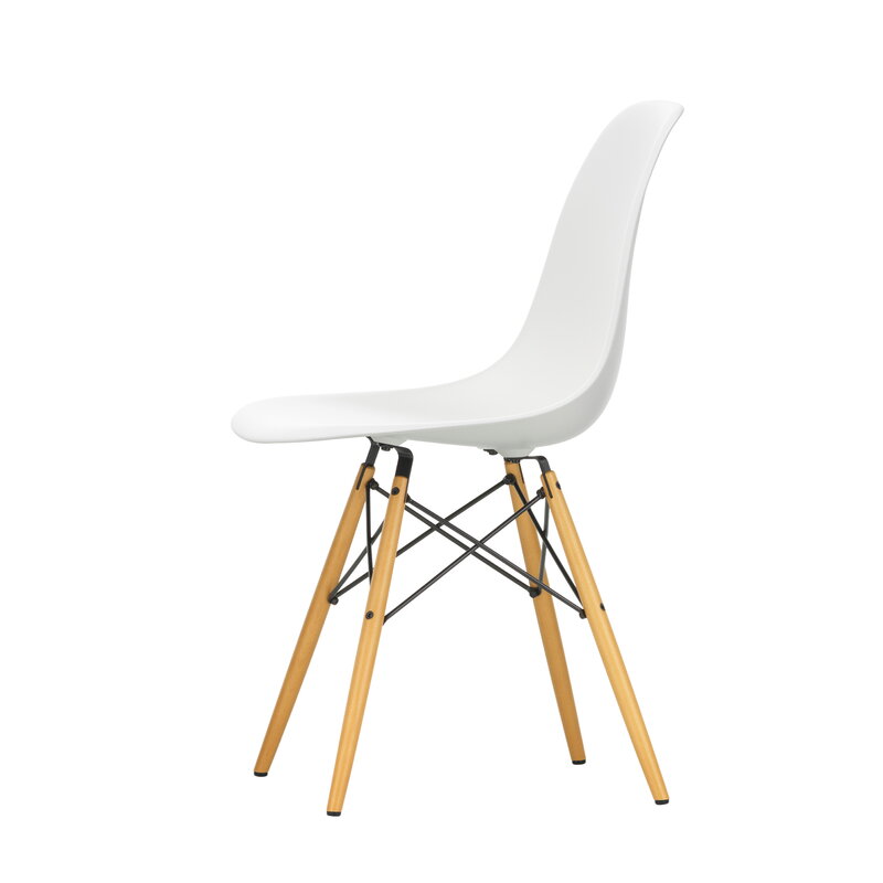 Vitra Eames DSW chair, white - maple | One52 Furniture