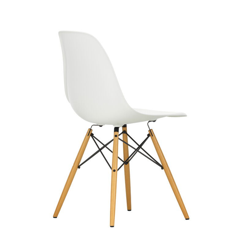 Vitra Eames DSW chair, white - maple | One52 Furniture