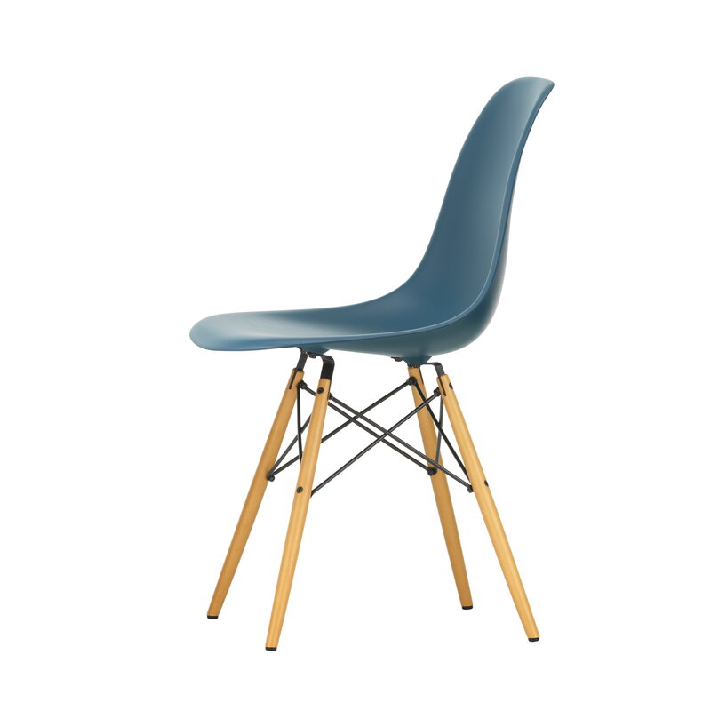Vitra Eames DSW chair, sea blue - maple | One52 Furniture