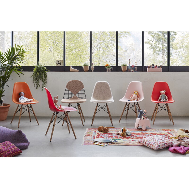 Vitra Eames DSW chair, sea blue - maple | One52 Furniture