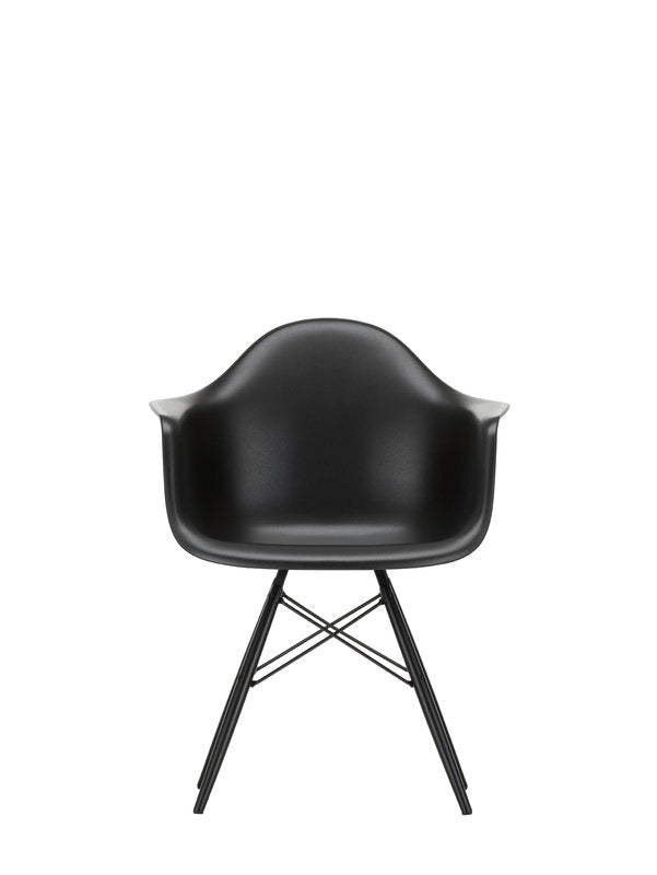 Vitra Eames DAW chair, deep black - black maple | One52 Furniture