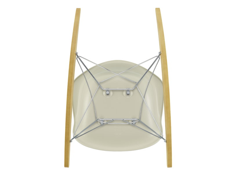 Vitra Eames RAR rocking chair, pebble - chrome - maple | One52 Furniture