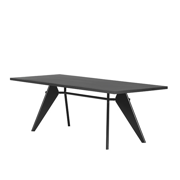 Vitra EM Table 200 x 90 cm, dark oak - deep black | One52 Furniture