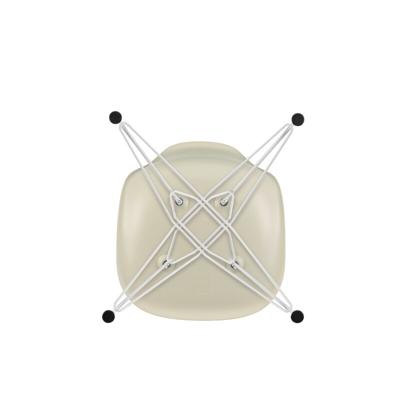 Vitra Eames DSR chair, pebble - white | One52 Furniture