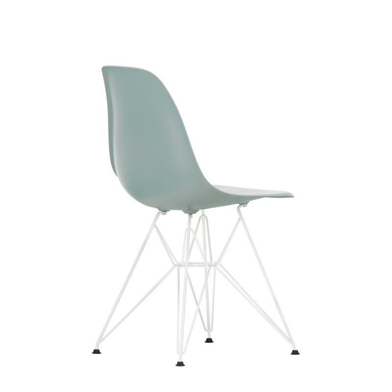Vitra Eames DSR chair, light grey - white | One52 Furniture