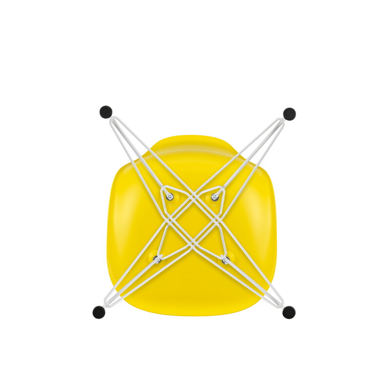 Vitra Eames DSR chair, sunlight - white | One52 Furniture