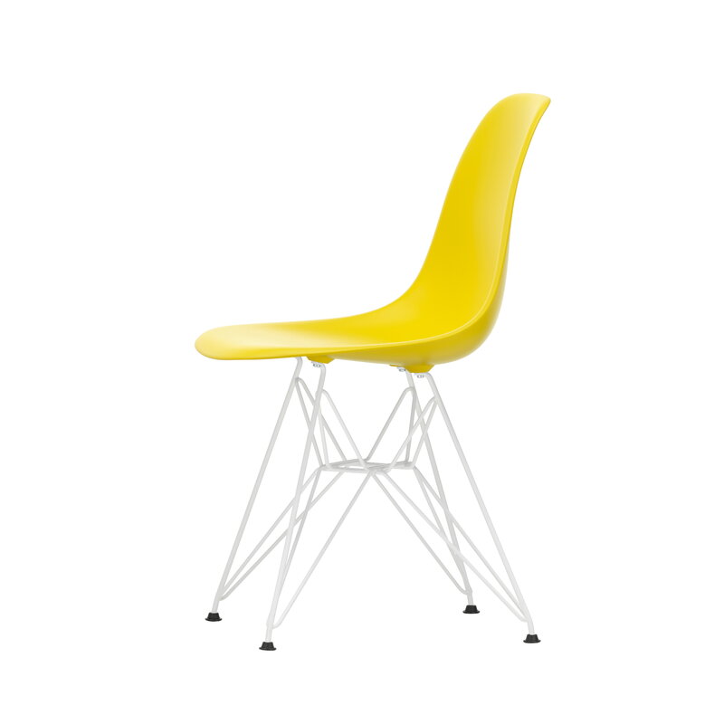 Vitra Eames DSR chair, sunlight - white | One52 Furniture