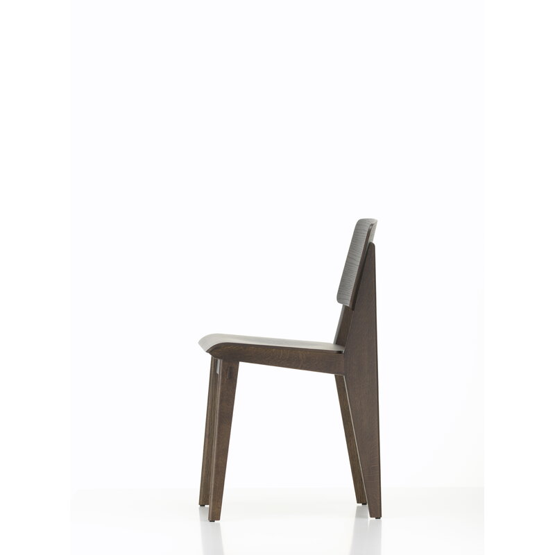 Vitra Chaise Tout Bois chair, dark-stained oak | One52 Furniture