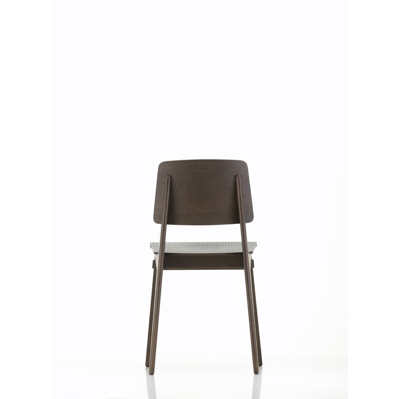 Vitra Chaise Tout Bois chair, dark-stained oak | One52 Furniture