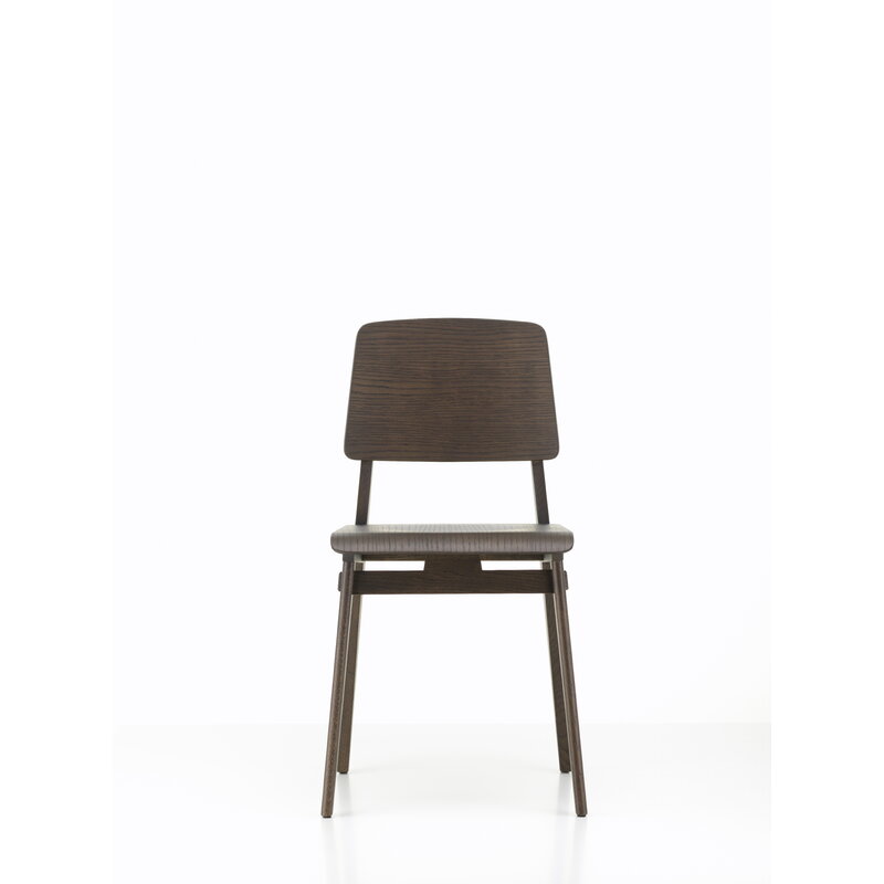 Vitra Chaise Tout Bois chair, dark-stained oak | One52 Furniture