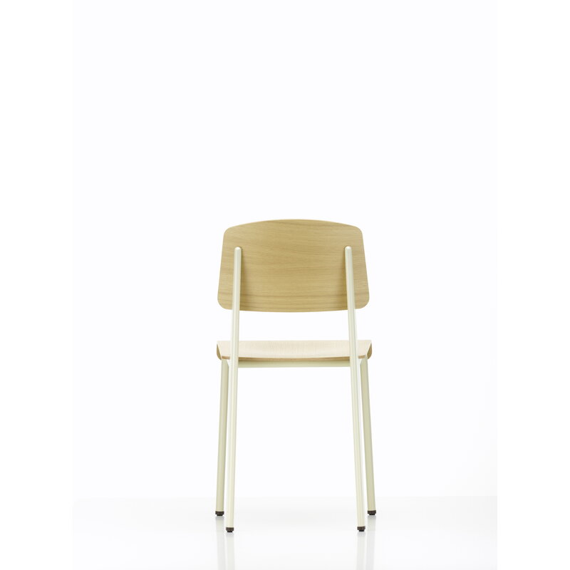 Vitra Standard chair, Prouvé Blanc Colombe - oak | One52 Furniture