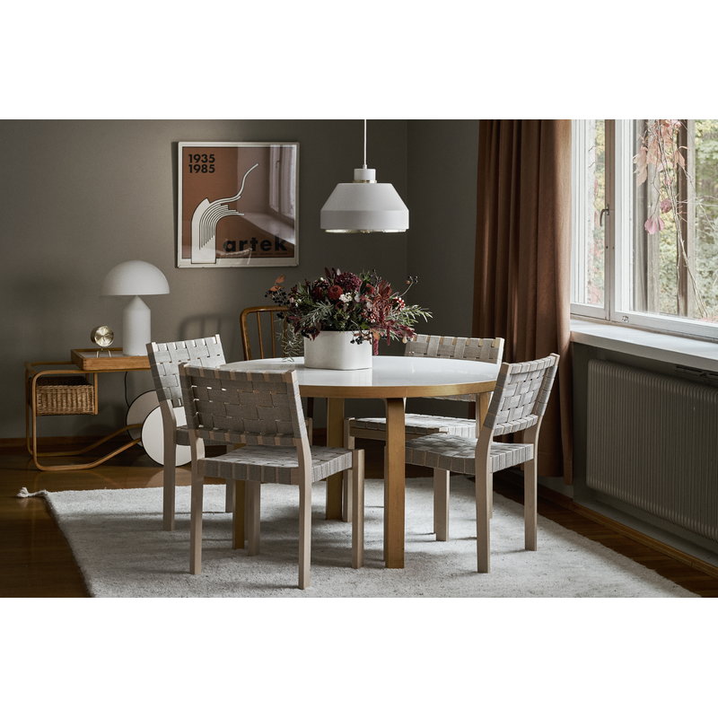 Artek|Indoor gardening, Planters & plant pots|Riihitie plant pot B, medium, white gloss