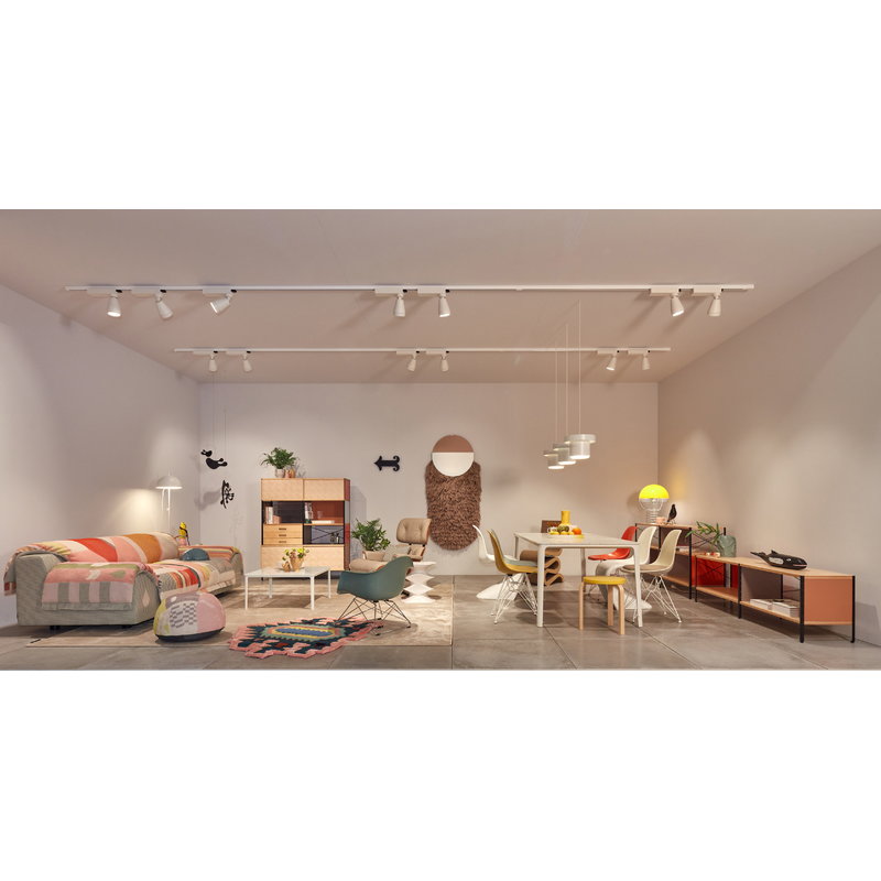 Vitra Eames DSR chair, pebble - white | One52 Furniture