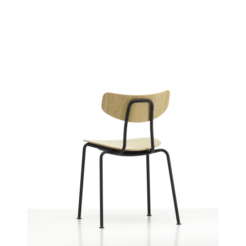 Vitra Moca chair, natural oak - basic dark | One52 Furniture
