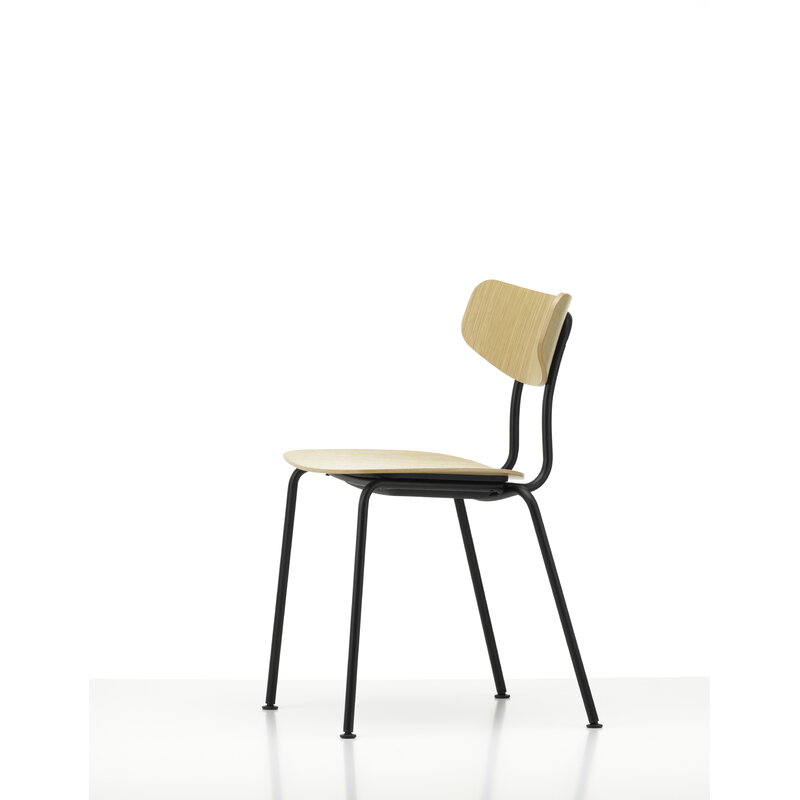 Vitra Moca chair, natural oak - basic dark | One52 Furniture