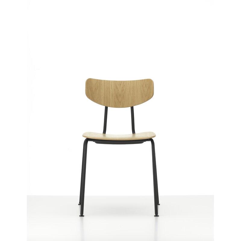 Vitra Moca chair, natural oak - basic dark | One52 Furniture