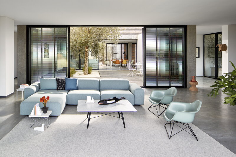Vitra Eames LTR Occasional table, marble - chrome | One52 Furniture