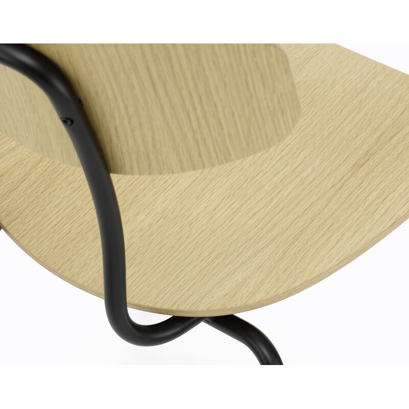 Vitra Moca chair, natural oak - basic dark | One52 Furniture