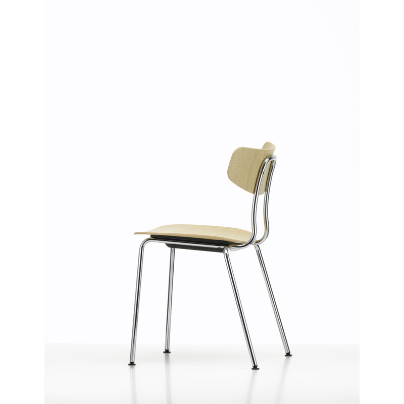 Vitra Moca chair, natural oak - chrome | One52 Furniture