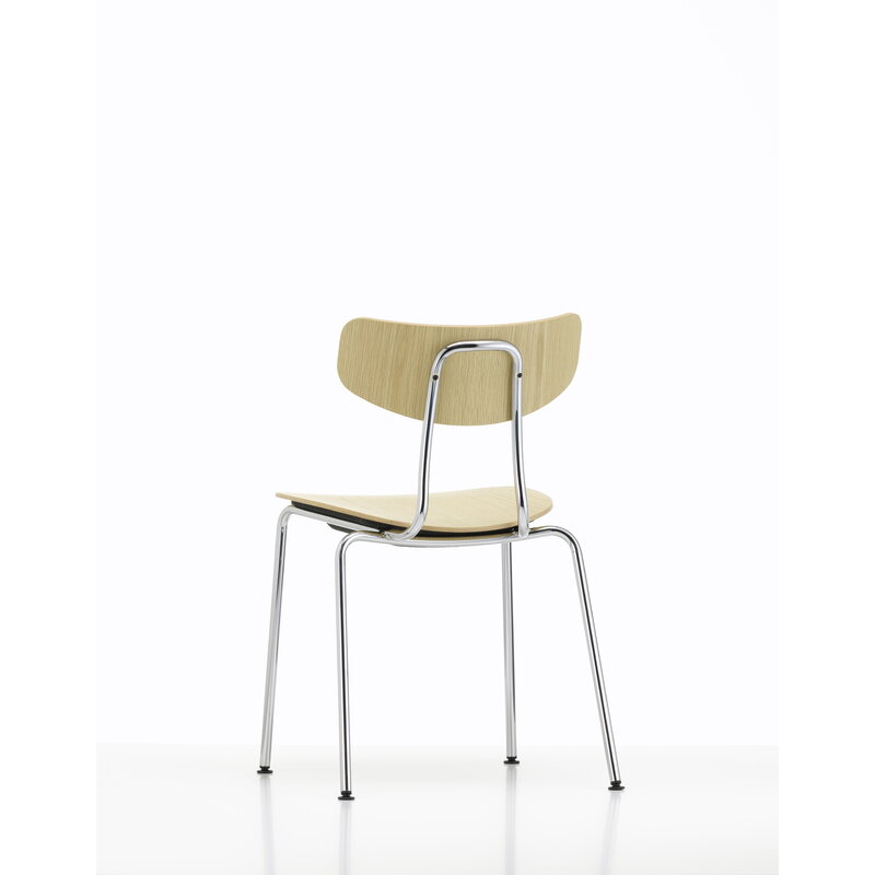 Vitra Moca chair, natural oak - chrome | One52 Furniture
