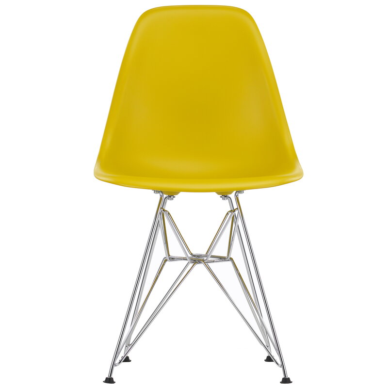 Vitra Eames DSR chair, mustard - chrome | One52 Furniture