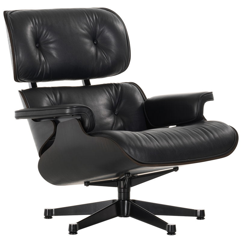 Vitra Eames Lounge Chair, new size, black ash - black leather | One52 Furniture