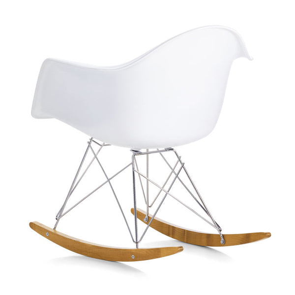 Vitra Eames RAR rocking chair, mustard - chrome - golden maple | One52 Furniture
